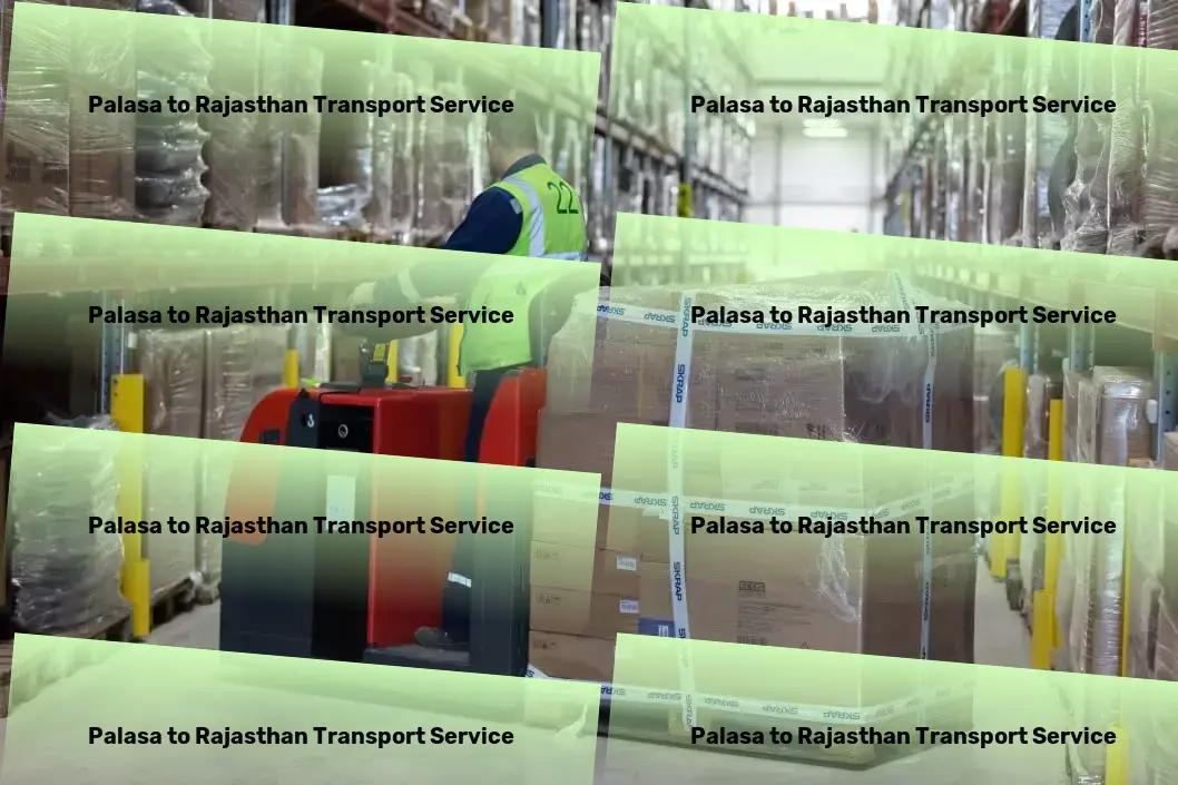 Palasa to Rajasthan Transport Comprehensive cargo shipment