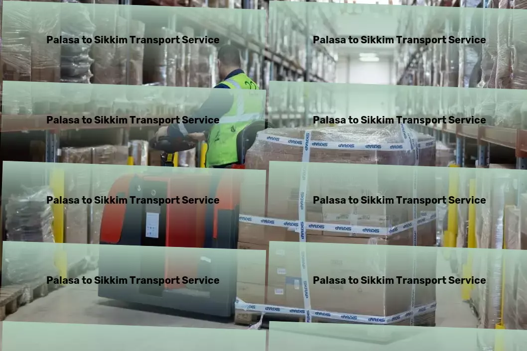 Palasa to Sikkim Transport Your goods, safely transported across India's landscapes! - Cargo delivery