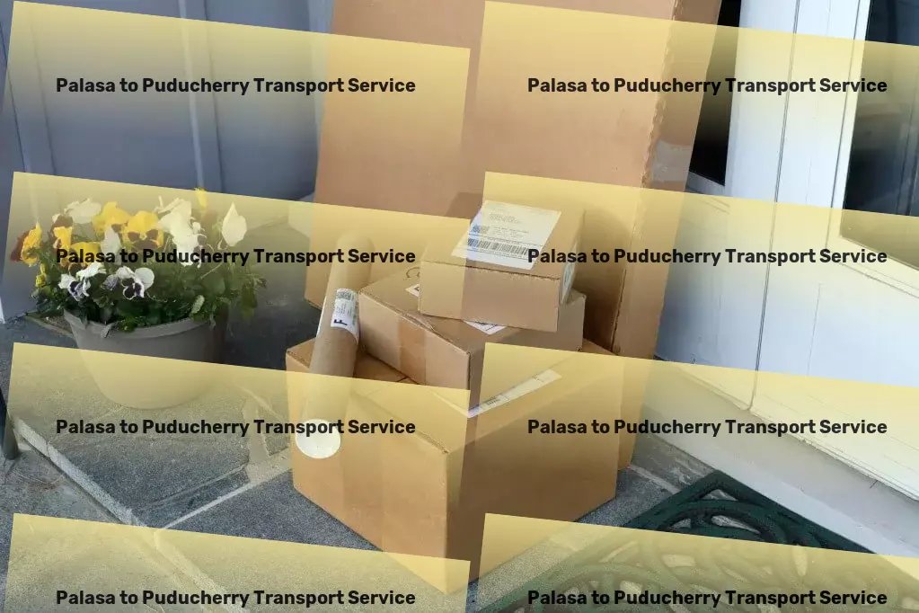 Palasa to Puducherry Transport Fast courier services