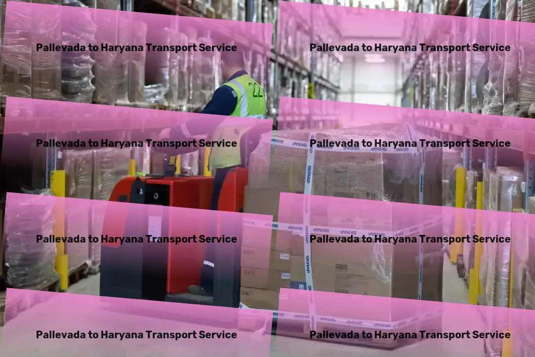 Pallevada to Haryana Transport Express furniture transport