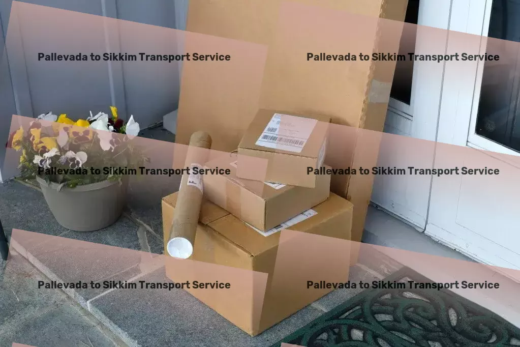 Pallevada to Sikkim Transport Commercial goods forwarding