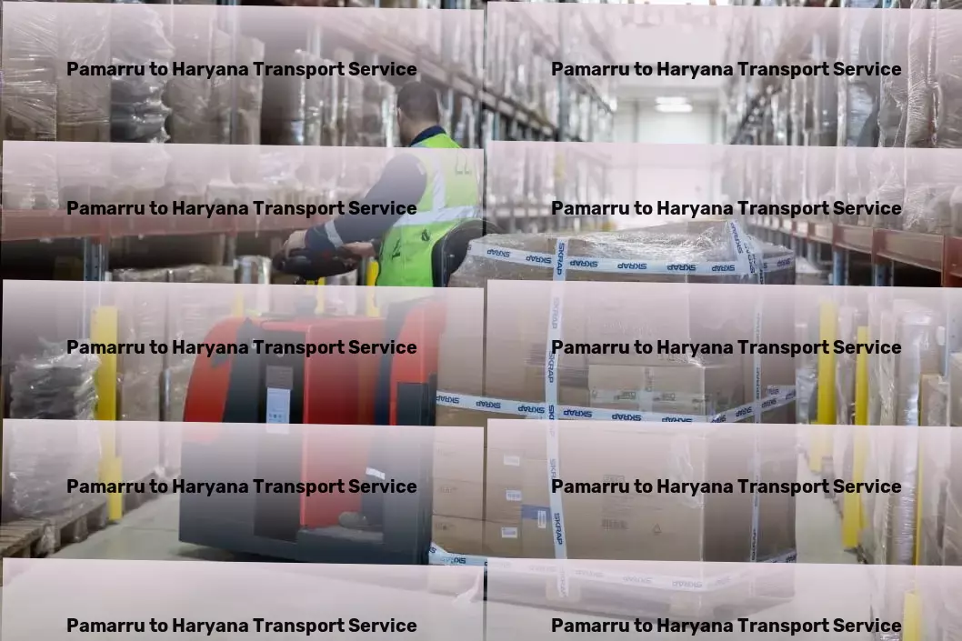 Pamarru to Haryana Transport Seamless, Efficient, Unmatched: Our transport promise. - Commercial shipping solutions