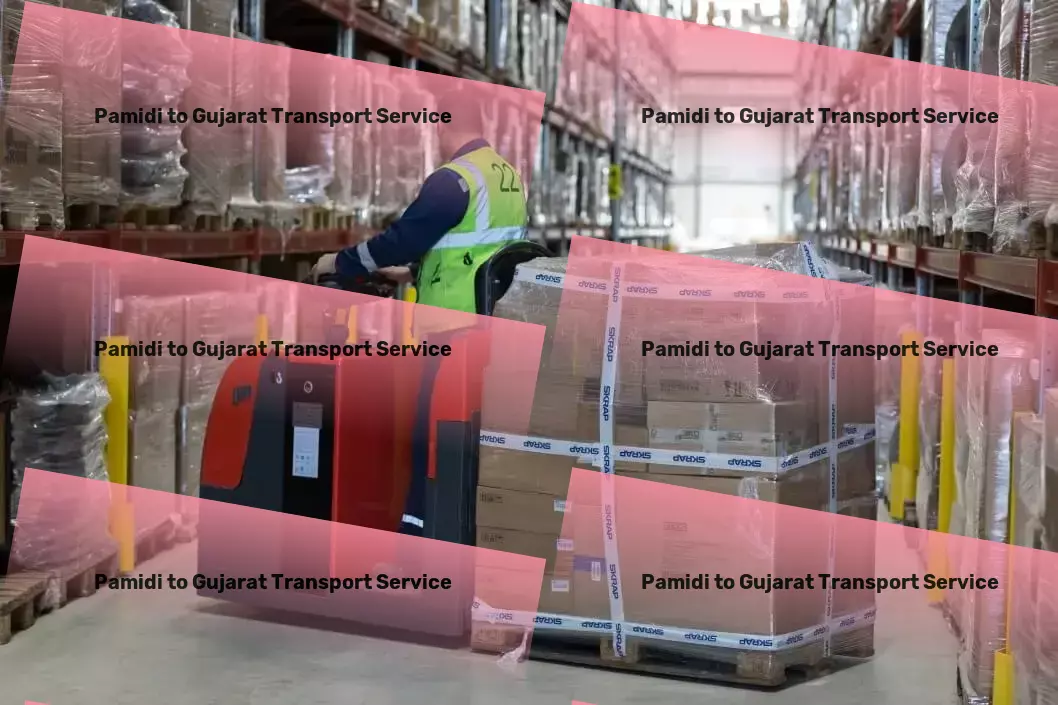 Pamidi to Gujarat Transport Nationwide package logistics