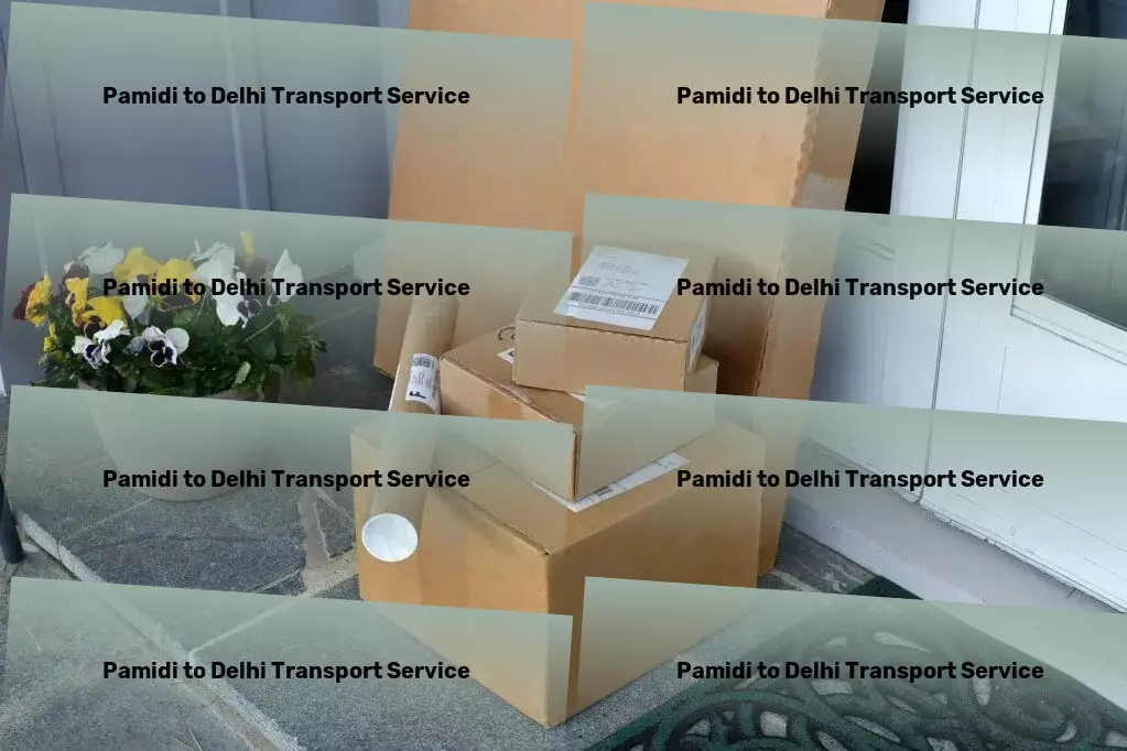 Pamidi to Delhi Transport Long-distance cargo services