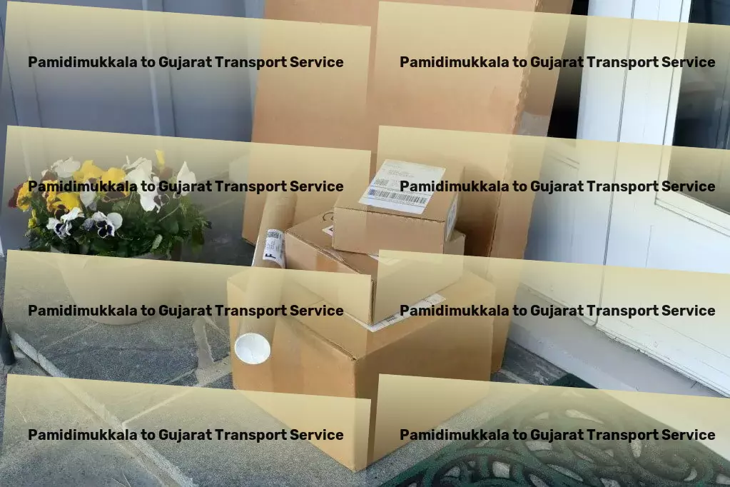 Pamidimukkala to Gujarat Transport Fostering growth through innovative logistic solutions in India. - Customized cargo dispatch