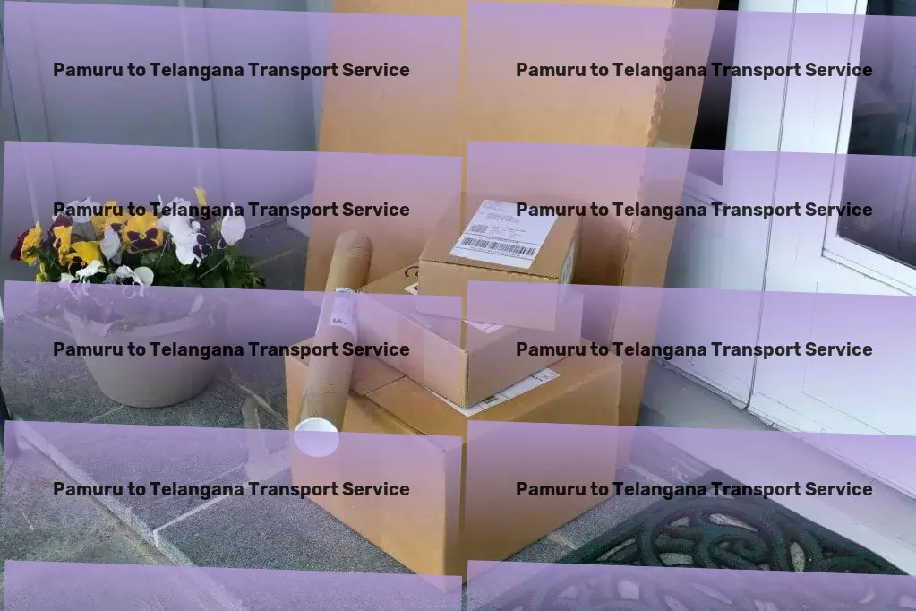 Pamuru to Telangana Transport National road cargo services