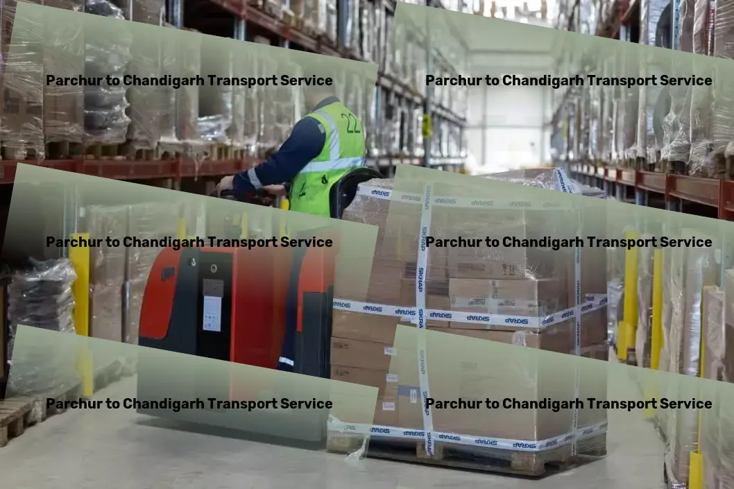 Parchur to Chandigarh Transport Express package delivery