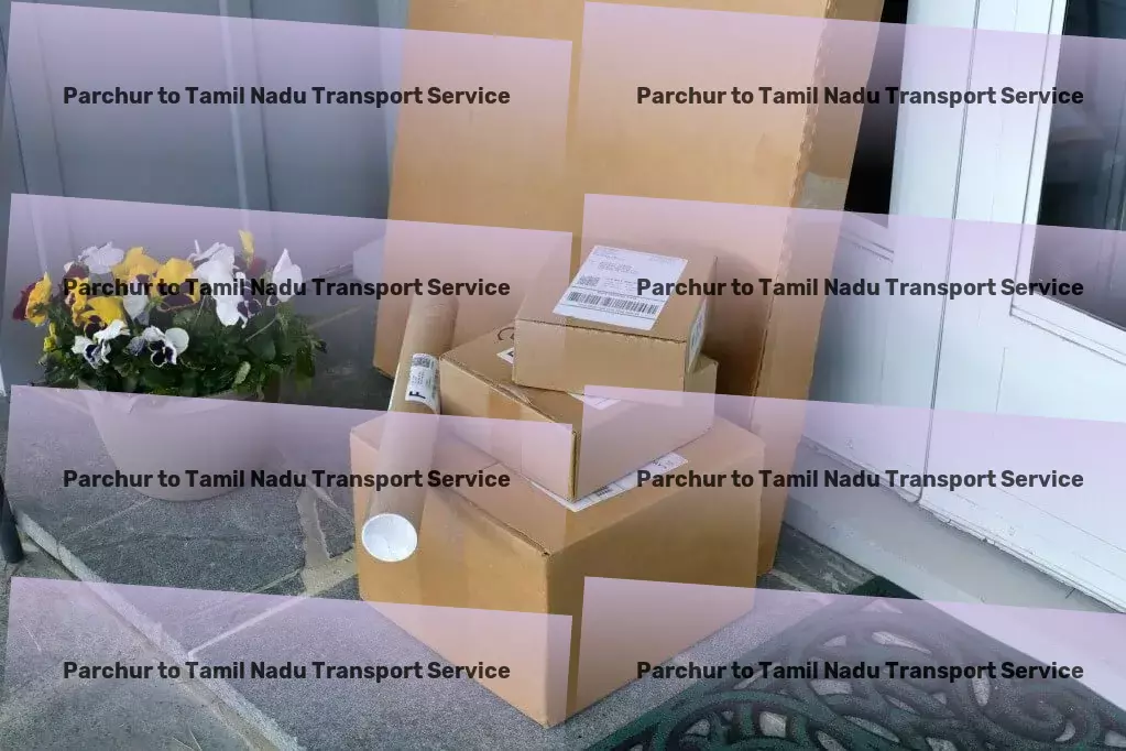 Parchur to Tamil Nadu Transport Courier and parcel services