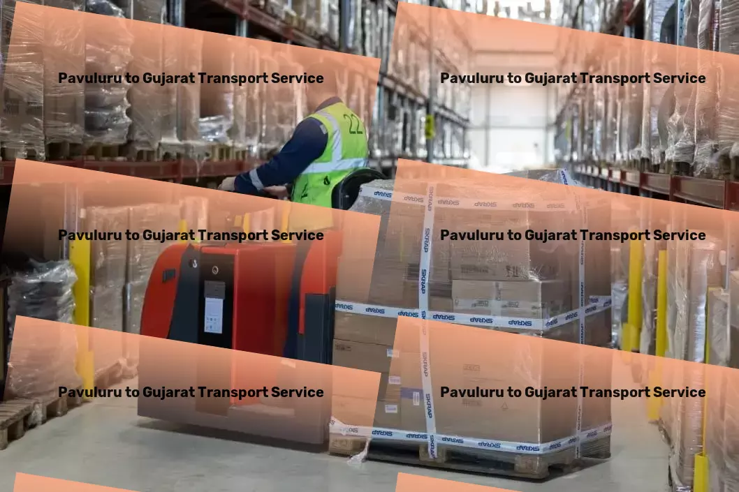 Pavuluru to Gujarat Transport Parcel freight networks