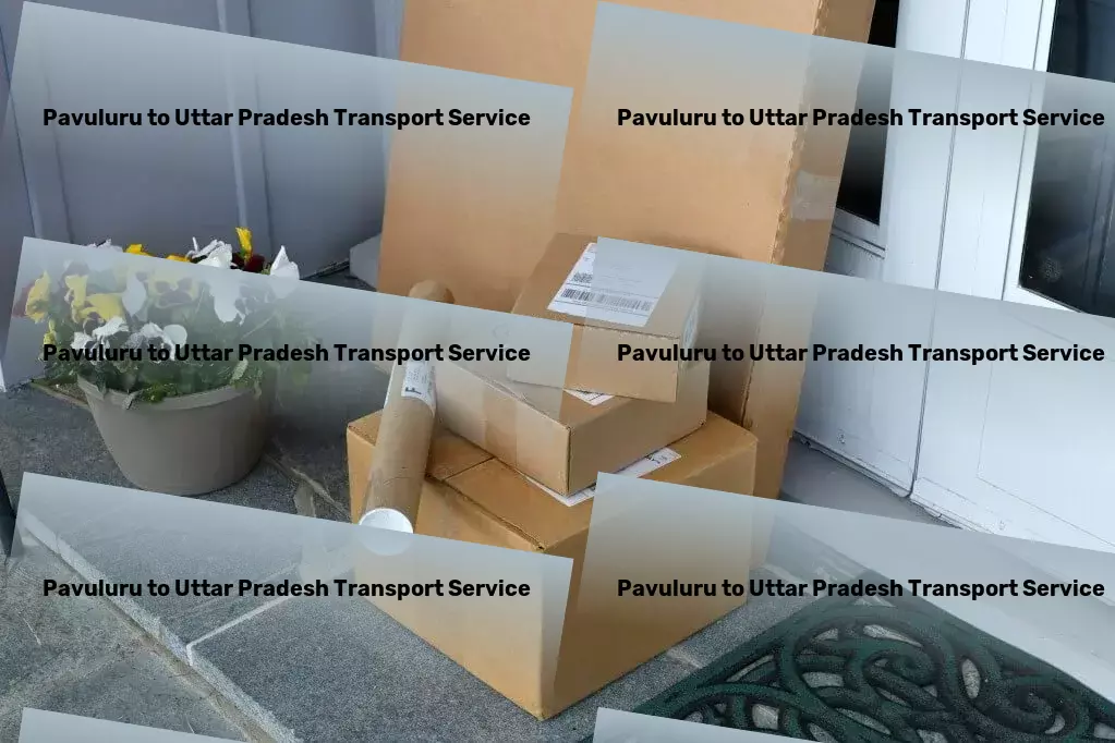 Pavuluru to Uttar Pradesh Transport Local courier logistics