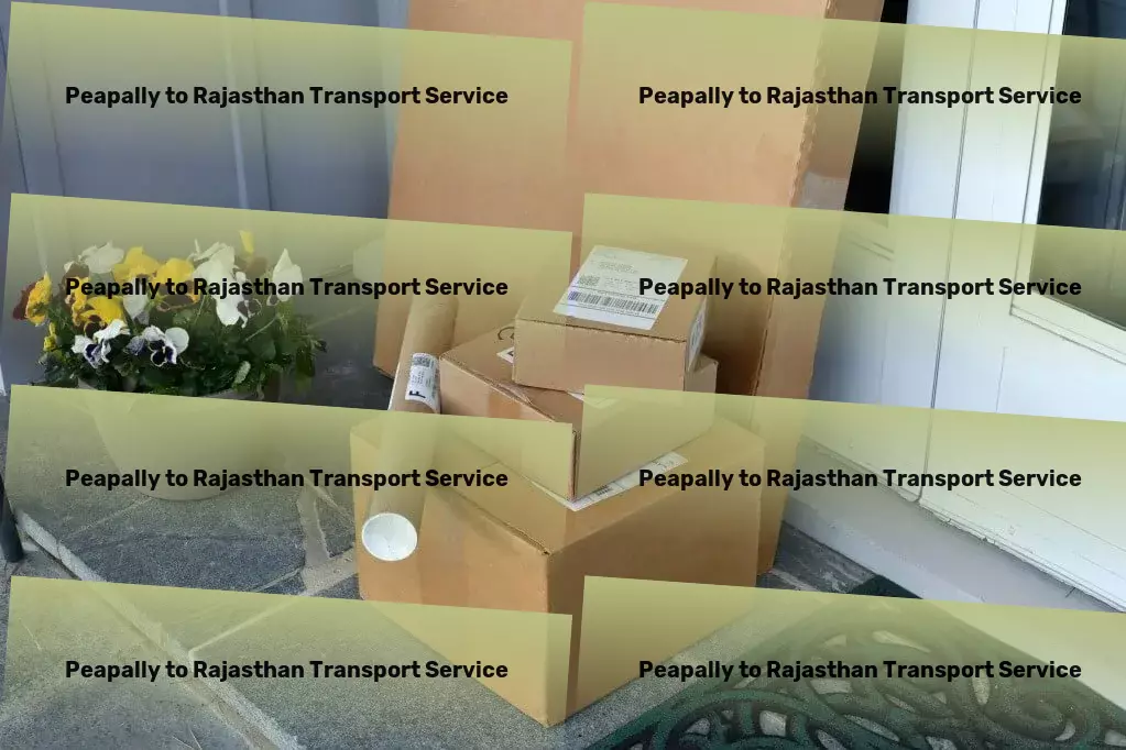 Peapally to Rajasthan Transport Regional parcel logistics